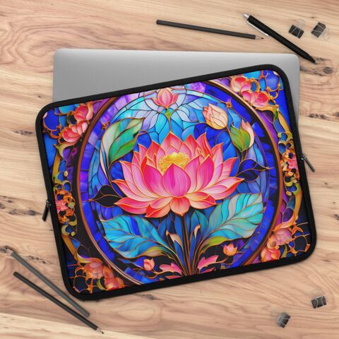 Lotus,Flower,Laptop,Case,Art,Nouveau,Pink,Cottagecore,Faux,Stained,Glass,Forestcore,Sleeve,13,15,17,Inches,Ipad,Air,Macbook,morris_laptop_sleeve,stained_glass_laptop,art_nouveau_sleeve,cottagecore_sleeve,gift_for_her,17_laptop_sleeve,15_laptop_sleeve,13_laptop,10_laptop_sleeve,floral_laptop_sleeve,pink_flower_laptop,pink_laptop_sleeve,valentines_gift
