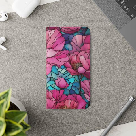 Stained,Glass,Phone,Case,Wallet,Custom,Pink,Blue,Poppy,Flower,Flip,Card,Fits,iphone,16,15,14,Galaxy,S25,S24,And,More,iphone_wallet,phone_case_wallet,iphone_15_case,iphone_14_case,iphone_16_case,s22_case,mom_gift,glass_phone,glass_iphone,flower_phone_case,mosaic_iphone,pink_phone_case,s25_case