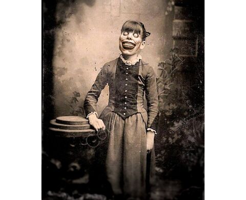 Creepy,Vintage,Demon,Girl,Portrait,Horror,Printable,Old,Photo,Victorian,Wall,Art,Halloween,Child,Instant,Download,Ephemera,Scrapbook,Card,vintage_photo,commerical_art,gothic_printable,halloween_printable,ghost_photo,creepy_photograph,horror_portrait,horror_wall_art,demon_woman,weird_photo,vintage_creepy_photo,creepy_photo