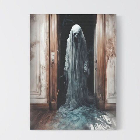 Halloween,Art,Print,Canvas,Wall,Ghost,Decor,Home,Decoration,Painting,Horror,Skeleton,In,Doorway,halloween_print,Halloween_decor,ghost_painting,halloween_painting,scary_ghost_print,ghost_decor,haunted_print,haunted_wall_art,ghost_photo,scary_art,halloween_wall_art,scary_wall_art,haunted_painting