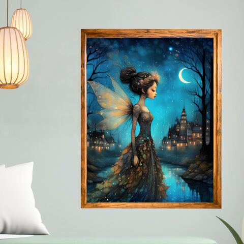 Fairy,Art,Poster,Print,Gothic,Celestial,Moon,Whimsigoth,Enchanted,Forest,Dark,Aesthetic,Home,Decor,Whimsical,dark_fairy_poster,magical_wall_art,forest_witch_print,whimsigoth_art,witchy_print,witchy_gift,moon_fairy_art,moon_fairy_print,magical_painting,goth_fairy_art,gothic_wall_art,whimsical_print,dark_wall_art