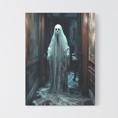 Haunted,Halloween,Art,Print,Canvas,Wall,Ghost,Decor,Home,Decoration,Painting,Horror,House,In,Doorway,halloween_decor,halloween_wall_art,ghost_decor,halloween_painting,ghost_painting,halloween_print,ghost_print,ghost_photo,scary_print,scary_wall_art,haunted_wall_art,haunted_print,haunted_painting