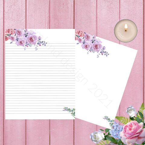 Rose,Stationary,Printable,Writing,Paper,Blank,Digital,Floral,Lined,Note,Book,Flower,Watercolor,junk_journal,blank_pages,journal_pages,lined_pages,writing_paper,digital_paper,lined_paper,stationary,printable_stationary,floral_paper,blue_stationary,floral_stationary,journal_supplies