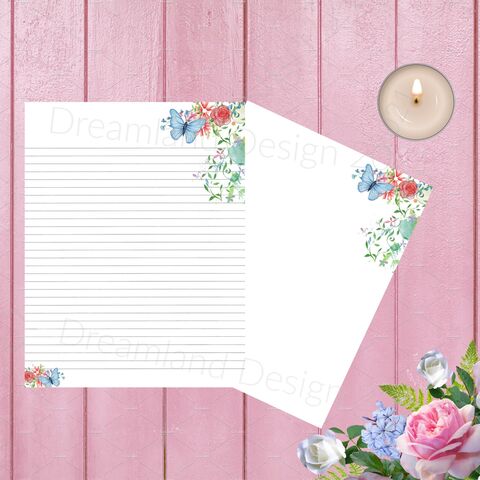 Butterfly,Printable,Stationary,Paper,Floral,Blank,Digital,Writing,Lined,Note,Book,Flower,Watercolor,Roses,junk_journal,blank_pages,journal_pages,lined_pages,writing_paper,digital_paper,lined_paper,stationary,printable_stationary,floral_paper,flower_stationary,butterfly_printable,journal_supplies