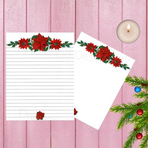 Stationary,Christmas,Flower,Printable,Blank,Digital,Writing,Paper,Red,White,Holiday,Floral,Lined,Note,Book,Watercolor,Roses,digital_download,junk_journal,blank_pages,journal_pages,lined_pages,writing_paper,digital_paper,christmas_paper,stationary_christmas,lined_paper,stationary,printable_stationary,floral_paper