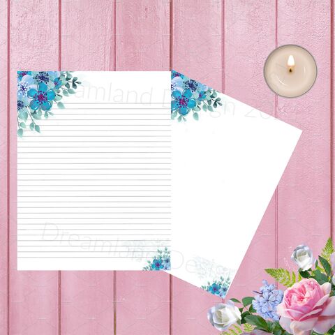 Floral,Printable,Stationary,Paper,Blank,Digital,Writing,Lined,Note,Book,Flower,Watercolor,Roses,junk_journal,blank_pages,journal_pages,lined_pages,writing_paper,digital_paper,lined_paper,stationary,printable_stationary,floral_paper,flower_stationary,blue_stationary,journal_supplies