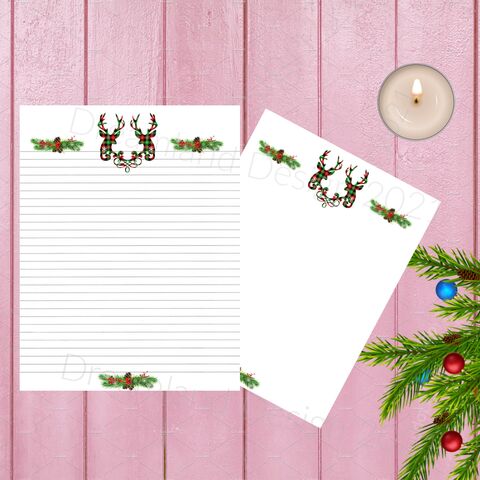 Stationary,Christmas,Buffalo,Plaid,Reindeer,Note,Book,Printable,Blank,Digital,Writing,Paper,Holiday,Lined,digital_download,junk_journal,blank_pages,journal_pages,lined_pages,digital_paper,christmas_paper,stationary_christmas,lined_paper,stationary,printable_stationary,reindeer_printable,buffalo_plaid