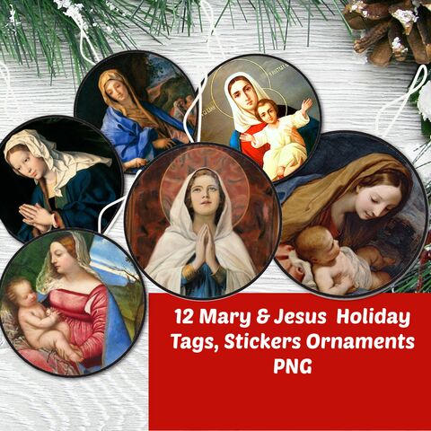 Christmas,Madonna,Circles,Printable,For,3,Inch,PNG,12,Vintage,Mary,Jesus,Gift,Tags,Ornaments,Party,Supplies,Scrapbooking,Digital,Download,digital_download,christmas_tags,christmas_ornaments,retro_printable,printable_christmas,gift_tag,printable_tag,christmas_png,3_inch_circle,christmas_mary_jesus,madonna_christmas,circle_tags,vintage_christmas