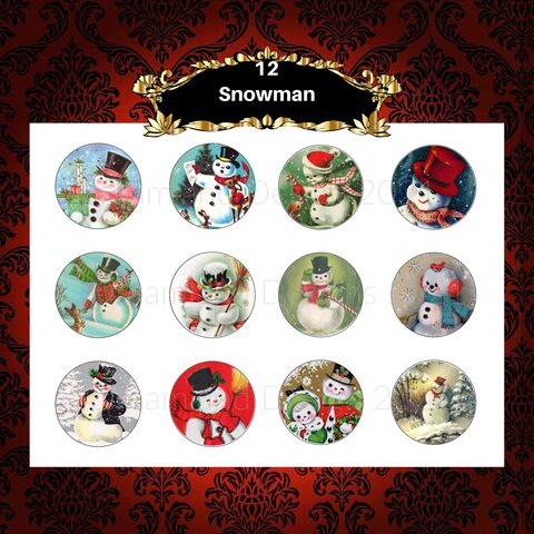 Christmas,Snowman,Retro,Circles,Vintage,Printable,For,2.5,Inch,Gift,Tags,Cupcake,Party,Supplies,Ornaments,Scrapbooking,Digital,Download,digital_download,vintage_printable,christmas_tags,christmas_ornaments,retro_christmas,2_inch_circle,retro_printable,printable_christmas,kitten_printable,gift_tag,snowman_printable,snowman_clip_art,printable_tag