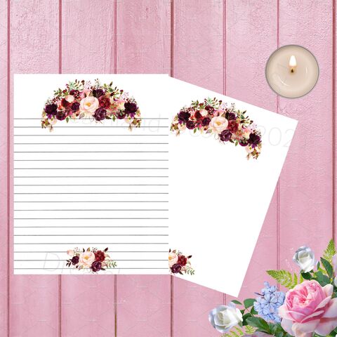 Stationary,Printable,Fall,Colors,Blank,Digital,Writing,Paper,Floral,Lined,Note,Book,Flower,Watercolor,Roses,junk_journal,blank_pages,journal_pages,lined_pages,writing_paper,digital_paper,lined_paper,stationary,printable_stationary,floral_paper,floral_stationary,thanksgiving_paper,journal_supplies
