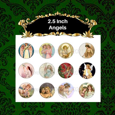 Retro,Angels,Vintage,Christmas,Circles,Printable,For,2.5,Inch,Tags,Cupcake,Toppers,Party,Supplies,Ornaments,Scrapbooking,Digital,Download,vintage_printable,vintage_clip_art,vintage_christmas,christmas_tags,christmas_ornaments,retro_christmas,2_inch_circle,collage_christmas,retro_printable,printable_christmas,angel_clip_art,angel_printable,gift_tag