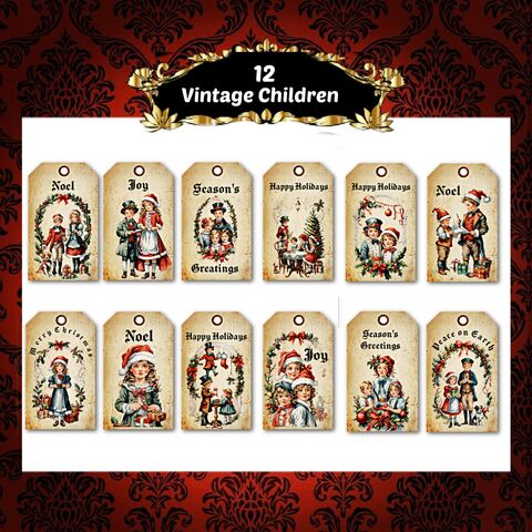 Vintage,Children,Tags,Printable,Christmas,Gift,Holiday,Junk,Journal,Digital,Download,Clip,Art,Ornament,Hang,Tag,Presents,vintage_printable,vintage_clip_art,christmas_tags,collage_christmas,retro_printable,printable_christmas,printable_tags,gift_tag,christmas_clip_art,printable_tag,junk_journal,ephemera,victorian_tags