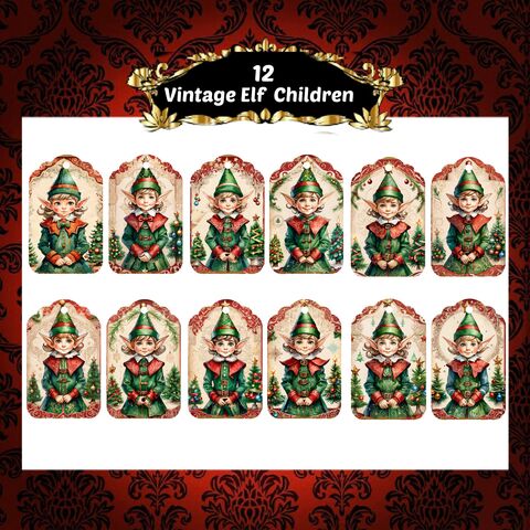 Christmas,Elf,Children,Tags,Printable,Vintage,Gift,Holiday,Junk,Journal,Digital,Download,Clip,Art,Hang,Tag,Presents,vintage_printable,christmas_tags,collage_christmas,retro_printable,printable_christmas,printable_tags,gift_tag,christmas_clip_art,printable_tag,junk_journal,ephemera,victorian_tags,christmas_elf