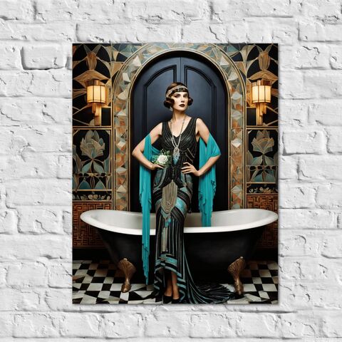 Art,Deco,Bathroom,Wall,Print,Gatsby,Girl,Speakeasy,Poster,Retro,Powder,Room,1920s,Style,Home,Decor,art_deco_decor,art_deco_print,art_deco_poster,art_deco_bathroom,bathroom_wall_art,art_deco_wall_art,gatsby_girl_print,gatsby_girl_poster,gift_for_her,retro_decor,retro_print,retro_bathroom,speakeasy