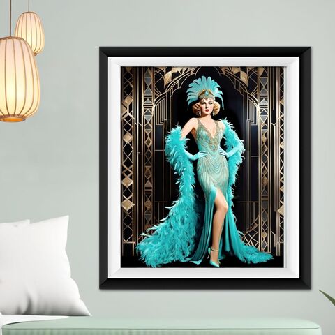 Showgirl,Glamour,Art,Deco,Poster,Print,Flapper,Wall,Painting,Gatsby,Old,Hollywood,Girl,Retro,1920s,art_deco_print,art_deco_wall_art,art_deco_painting,gatsby_girl_print,gatsby_girl_poster,art_deco_poster,retro_wall_art,retro_print,retro_poster,gift_for_her,flapper_print,art_deco_decor,showgirl_print