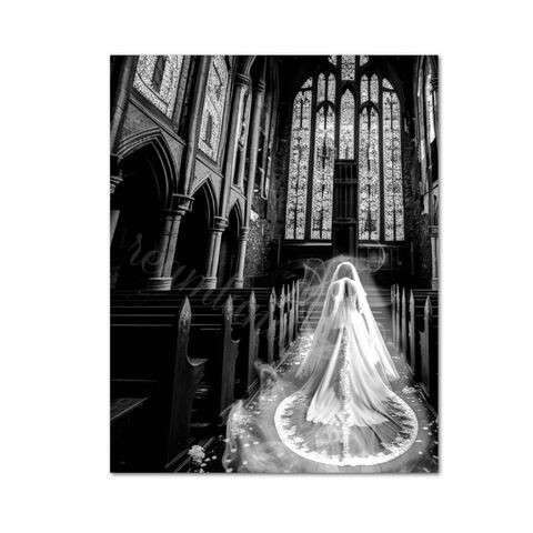 Creepy,Ghost,Bride,Photo,Haunted,Portrait,Horror,Vintage,Printable,Victorian,Wall,Art,Halloween,Digital,Download,Ephemera,Scrapbook,vintage_photo,gothic_printable,halloween_printable,ghost_photo,creepy_photograph,horror_portrait,horror_wall_art,weird_photo,halloween_art,haunted_photo,digital_print,ghost_print