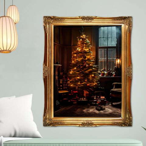 Victorian,Christmas,Wall,Art,Print,Oil,Painting,Dark,Academia,Nocturne,Victorain,Moody,dark_academia_decor,dark_academia_print,dark_academia_art,halloween_decor,gothic_wall_art,gothic_painting,dark_moody_painting,victorian_painting,victorian_print,christmas_print,gift_for_her,christmas_tree_print,christmas_decor