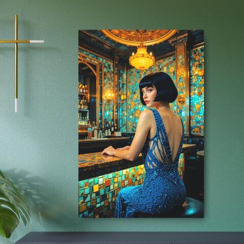 Speakeasy,Metal,Art,Poster,Bathroom,Deco,Gatsby,Decor,Faux,Mosaic,Mucha,Klimt,Inspired,Woman,Portrait,Meatal,Wall,Painting,Print,art_deco_art,art_deco_print,speakeasy,gatsby_decor,gatsby_print,gatsby_poster,art_deco_poster,Mucha_Klimt,mosaic_print,mosaic_art,bar_decor,framed_art_deco,gift_for_her