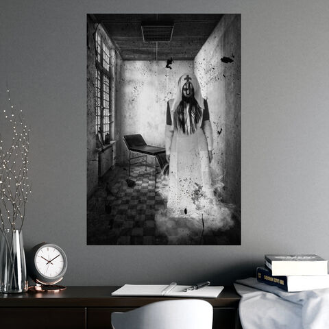 Gothic,Wall,Art,Poster,Creepy,Nurse,Photo,Haunted,Asylum,Portrait,Horror,Print,Halloween,Goth,halloween_art,halloween_decor,creepy_art,creepy_nurse,creepy_print,halloween_poster,creepy_photo,victorian_photo,gothic_wall_art,gothic_print,gothic_decor,witchy_decor,horror_poster