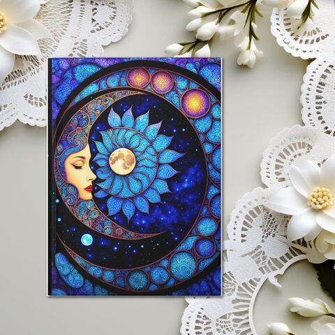 Witchy,Crescent,Moon,Journal,Art,Nouveau,Blue,Hardcover,Personalized,Notebook,Dream,Book,Of,Shadows,Manifestation,BooK,witchy_journal,witchy_notebook,custom_journal,personalized_journal,tarot_journal,dream_journal,shadow_journal,women_journal,girls_journal,gift_for_her,moon_journal,moon_notebook,spell_book
