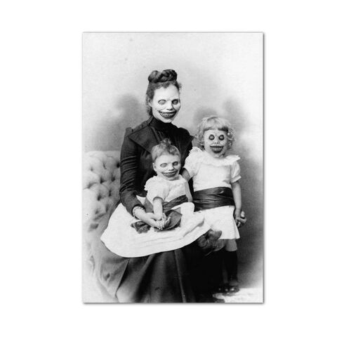 Creepy,Demon,Family,Photo,Vintage,Scary,Printable,Horror,Wall,Art,Print,Antique,Halloween,Picture,Digital,Download,gothic_printable,halloween_printable,creepy_photograph,haunted_photo,halloween_art,halloween_print,creepy_photo,vintage_photo,victorian_photo,scary_picture,creepy_picture,ghost_photo