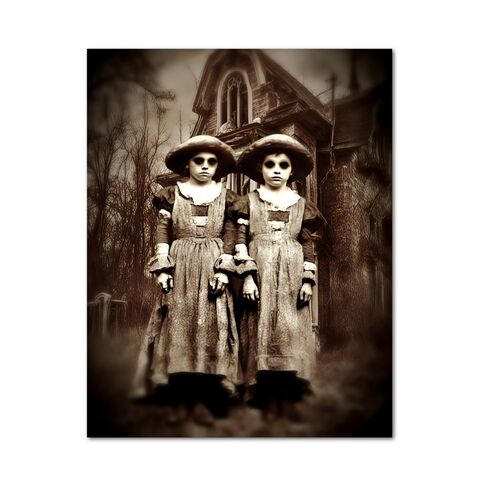 Creepy,Photo,Ghost,Girls,Victorian,Black,Eyed,Children,Vintage,Horror,Digital,Print,Weird,Art,Halloween,Download,Wall,vintage_photo,gothic_printable,halloween_printable,ghost_photo,creepy_photograph,scary_kids,creepy_kids,weird_vintage_photo,vintage_creepy_photo,digital_print,halloween_print,halloween_decor