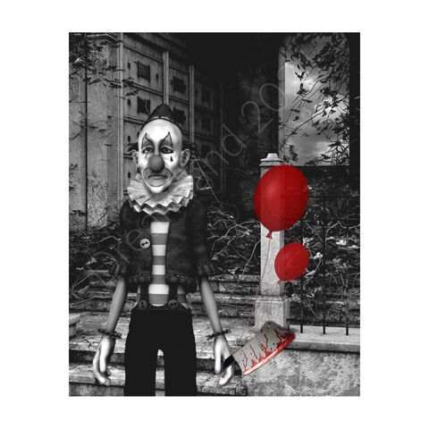 Creepy,Clown,Photo,Haunted,Printable,Horror,Wall,Art,Halloween,Scary,Instant,Download,altered_art,scrapbooking_image,gothic_printable,halloween_printable,creepy_photograph,haunted_photo,halloween_art,wall_art_printable,halloween_print,creepy_clown,clown_wall_art,vintage_creepy_photo
