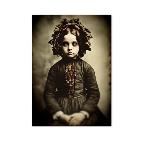 Creepy,Girl,Ghost,Portrait,Horror,Printable,Old,Photo,Victorian,Wall,Art,Halloween,Digital,Print,Download,Ephemera,vintage_photo,commerical_art,gothic_printable,halloween_printable,ghost_photo,creepy_photograph,horror_portrait,horror_wall_art,weird_photo,vintage_creepy_photo,creepy_photo,ghost_digital_print