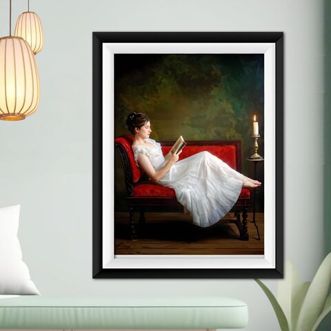Lady,In,White,Reading,Dark,Academai,Library,Nocturne,Painting,Victorain,Poster,Jane,Austin,Decor,Moody,Wall,Art,dark_academia_print,dark_academia_art,dark_cottagecore,reading_wall_art,victorian_wall_art,victorian_print,victorian_painting,victorian_poster,dark_academia_decor,dark_moody_painting,academia_painting,gift_for_her,moody_painting