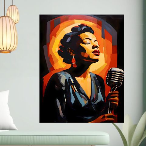 Art,Deco,Jazz,SInger,Canvas,Speakeasy,Wall,Blues,Music,Print,Pop,Portrait,1930s,Style,Home,Decor,Poster,art_deco_decor,art_deco_print,art_deco_painting,music_wall_art,black_woman_art,jazz_painting,framed_painting,framed_print,art_deco_wall_art,retro_decor,retro_print,retro_painting,gift_for_her