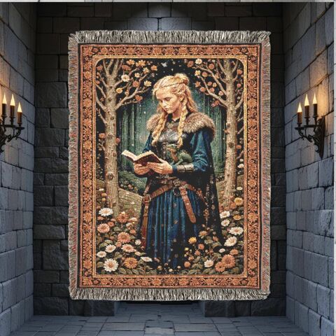 Lady,Knight,Medieval,Tapestry,Woven,Blanket,Wall,Hanging,Dark,Academia,Throw,Fairycore,Forest,Folk,Cottagecore,Fantasy,Art,Decor,medieval_tapestry,wall_tapestry,woven_tapestry,woven_blanket,woven_throw,knight_tapestry,medieval_wall,medieval_decor,medieval_throw,cottagecore_dark,fantasy_wall,lady_knight,knight_wall_art