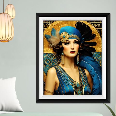 Gold,Flapper,Art,Deco,Gatsby,Girl,1920s,Style,Painting,Poster,Print,Wall,Retro,Home,Decor,art_deco_decor,art_deco_wall,art_deco_art,gatsby_girl_print,speakeasy_print,1920s_print,gatsby_poster,art_deco_poster,art_deco_print,retro_decor,retro_wall_art,retro_print,gift_for_her