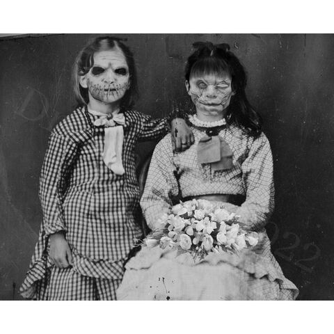 Photo,Creepy,Girls,Children,Vintage,Printable,Altered,Art,Corpse,Ghost,Halloween,Cabinet,Card,Girl,Download,Wall,Scrapbook,altered_art,vintage_photo,scrapbooking_image,card_making,gothic_printable,halloween_printable,ghost_photo,creepy_photograph,scary_kids,horror_wall_art,vintage_creepy_photo,creepy_photo