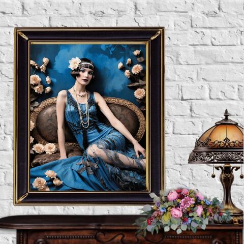 Retro,Art,Deco,Gatsby,Girl,1920s,Flapper,Style,Painting,Poster,Print,Wall,Home,Decor,art_deco_decor,art_deco_wall,art_deco_art,gatsby_girl_print,speakeasy_print,1920s_print,gatsby_poster,art_deco_poster,art_deco_print,retro_decor,retro_wall_art,retro_print,gift_for_her