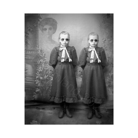 Ghost,Twins,Photo,Victorian,Children,Vintage,Printable,Black,Eyed,Girl,Art,Halloween,Creepy,Download,Wall,Scrapbook,Card,vintage_photo,scrapbooking_image,card_making,gothic_printable,halloween_printable,ghost_photo,creepy_photograph,scary_kids,black_eyes_children,black_eye_girl,creepy_photo,victorian_photo