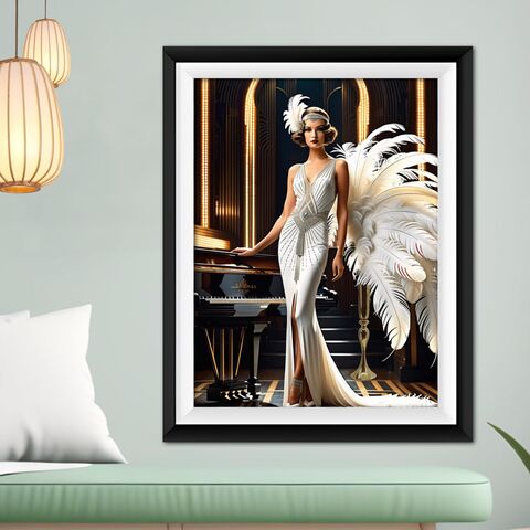 Piano,Speakeasy,Art,Deco,Showgirl,Woman,Bar,Decor,Gatsby,Girl,1920s,Flapper,Style,Painting,Poster,Print,Wall,Retro,Home,art_deco_decor,art_deco_wall,art_deco_art,gatsby_girl_print,speakeasy_print,gatsby_poster,art_deco_poster,art_deco_print,retro_wall_art,retro_print,1920s_art,speakeasy_decor,piano_retro