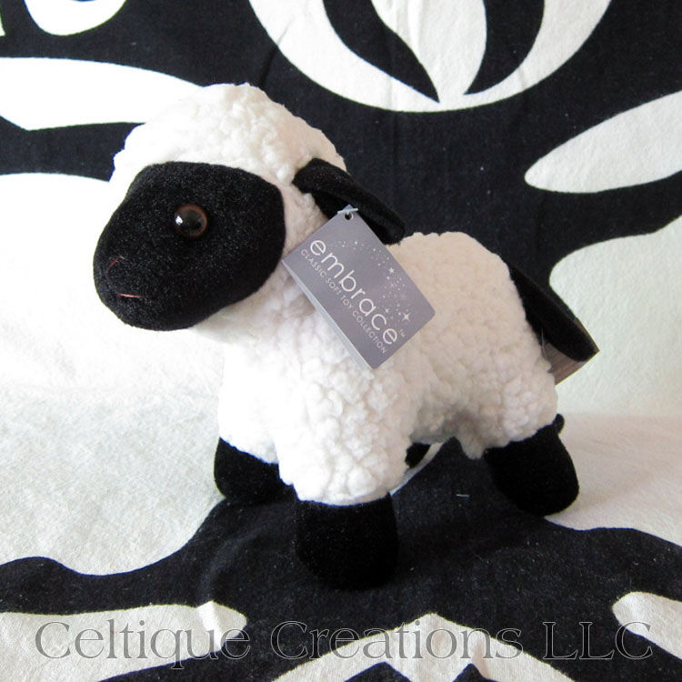 Lammy Lamb Stuffed Animal Sheep with Black Face Soft Toy Celtique