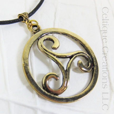 Triple Spiral Necklace