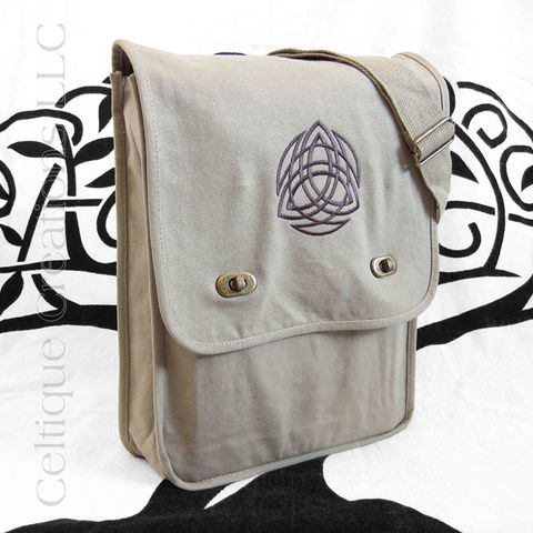 Tree of Life Vertical Messenger Tech Bag - Celtique Creations