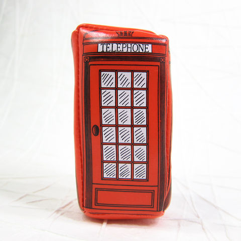 UK,Telephone,Booth,3D,Coin,Purse,UK Telephone Booth, British Telephone Booth, Red Telephone Booth, Red Phone Booth, Phone Booth, Coin Purse, Coin Pouch, Zippered Pouch, Pouch, Purse