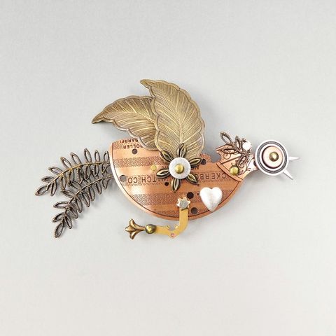 Mullanium,-,Flying,Bird,Pin,Mullanium Flying Bird Brooch, Mullanium pin