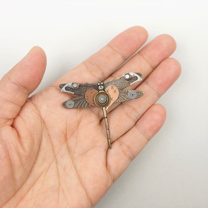 Mullanium - Brass Dragonfly Pin - product image 