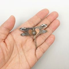 Mullanium - Brass Dragonfly Pin - product images 5 of 6