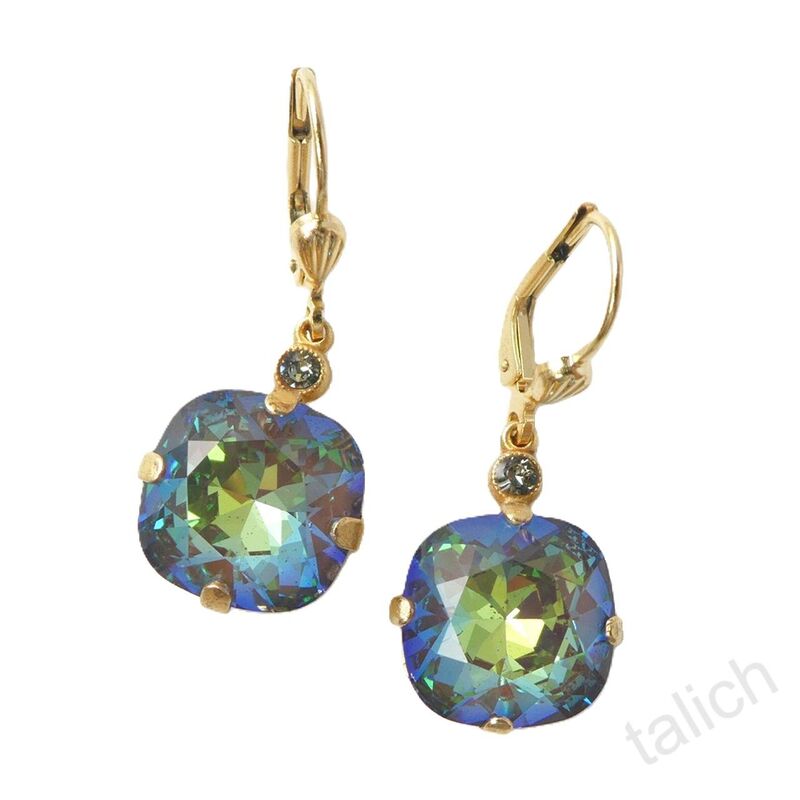 Catherine Popesco Large Crystal Earrings in Ultra Coco - product image 