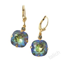 Catherine Popesco Large Crystal Earrings in Ultra Coco - product images 2 of 3