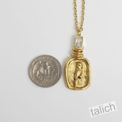 Designer VB&CO Gold Cardinal Necklace Bird Lover Gift - product images 6 of 6