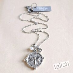 Designer VB&CO Bird Dragonfly Reversible Pendant Necklace - product images 4 of 7