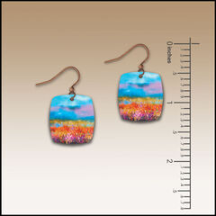 DC Designs - Summer Horizon Art Print Small Square Earrings - product images 2 of 4