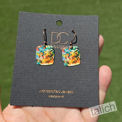 DC Designs - Sienna Canopy Art Print Small Square Earrings - product images 3 of 4