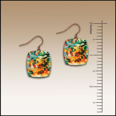 DC Designs - Sienna Canopy Art Print Small Square Earrings - product images 2 of 4